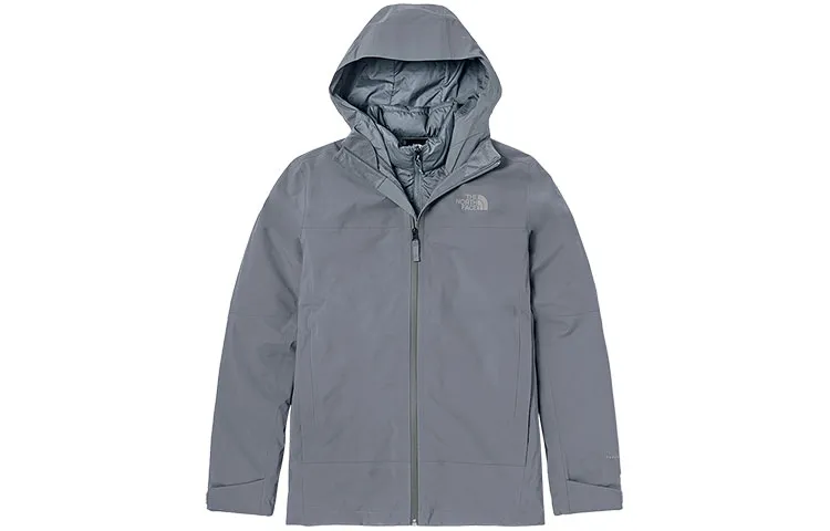 THE NORTH FACE Urban Exploration Waterproof And Windproof To Keep Warm Windbreaker Jacket Men's Gray