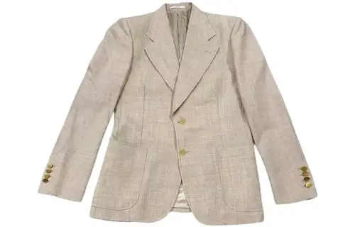 GUCCI Business Suits Men's Beige Suit Collar Moderate