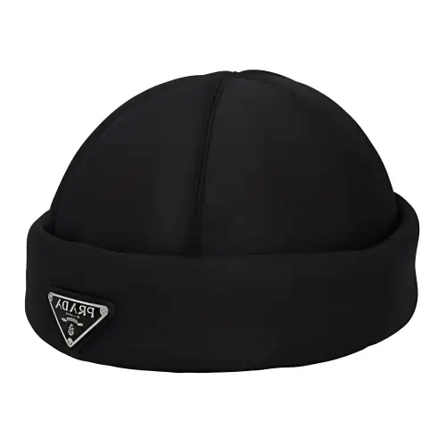 PRADA Polyamide Beanies Women's Black