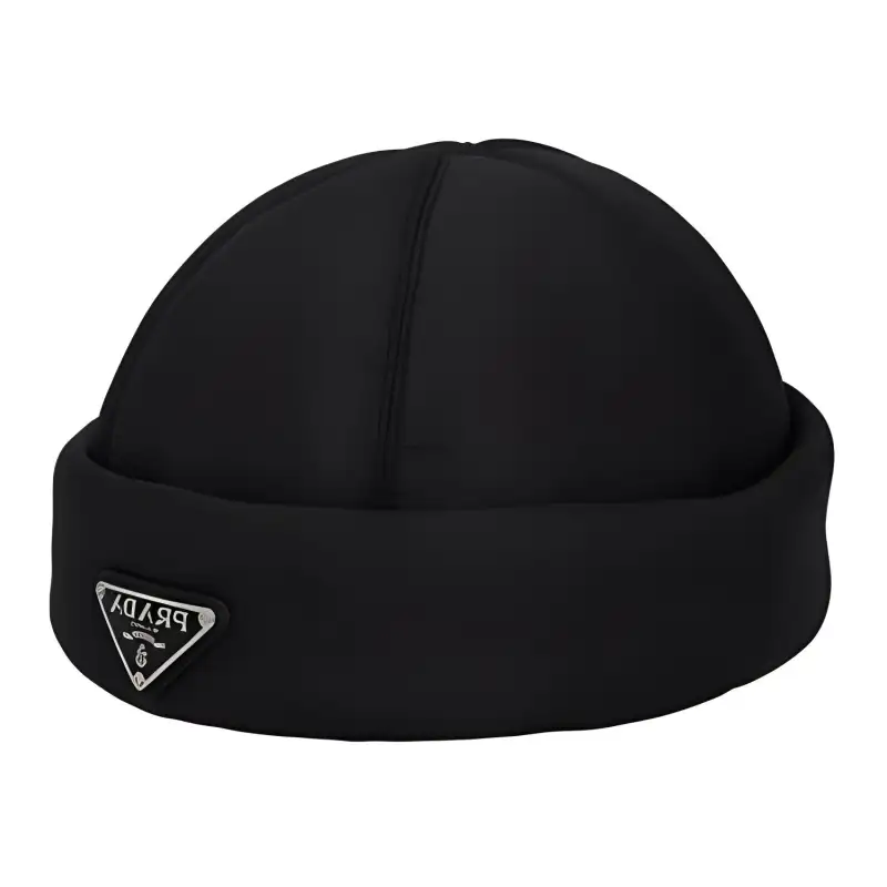 PRADA Polyamide Beanies Women's Black