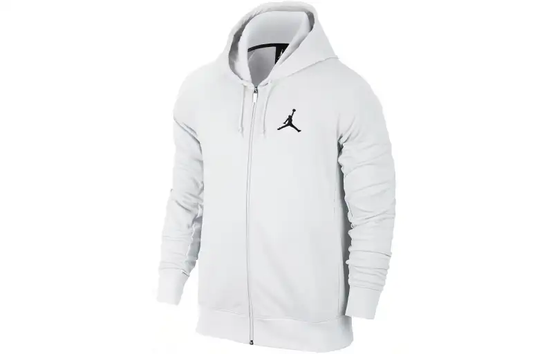 Jordan Jackets Men's Gray Hooded Moderate Other
