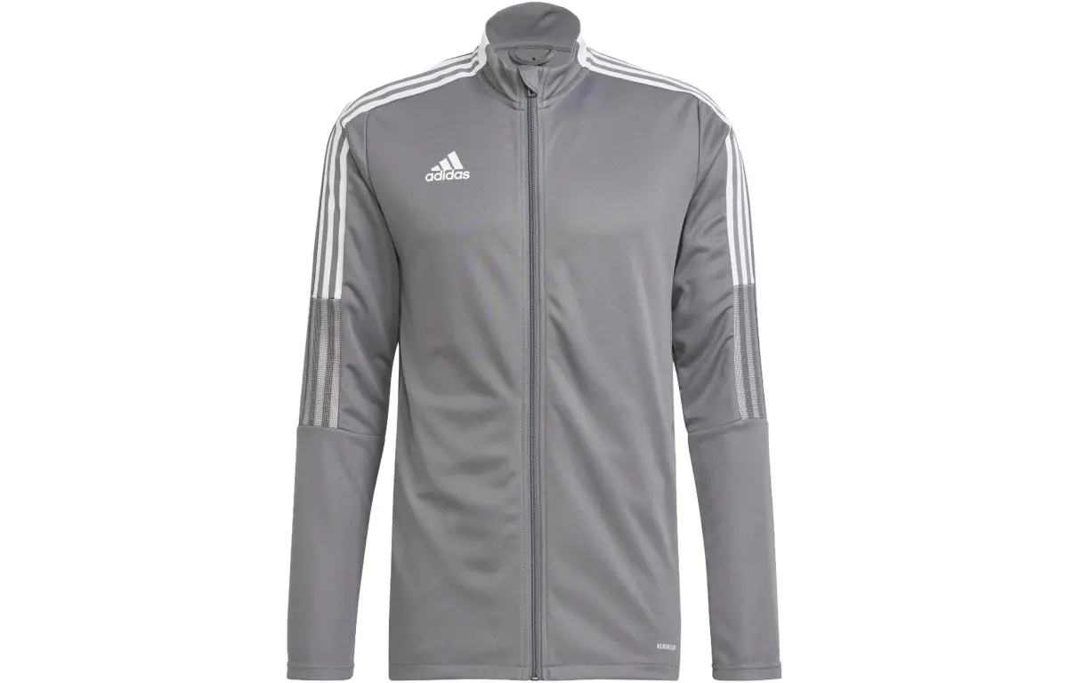Adidas Jackets Men's Gray Stand Collar Moderate Other