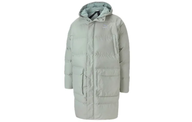 PUMA Down Jacket Winter Men's Gray Green