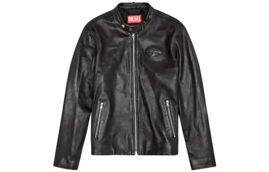 DIESEL L Metalo Leather Biker Jacket