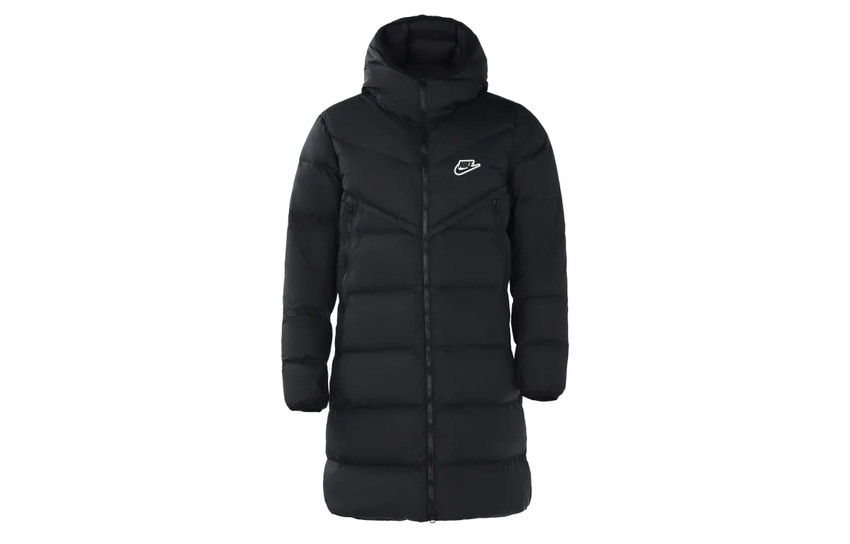 Nike Down Jackets Men's Black Hooded Thickened Other