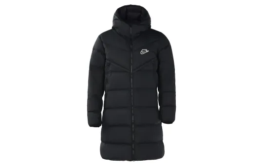 Nike Down Jackets Men's Black Hooded Thickened Other