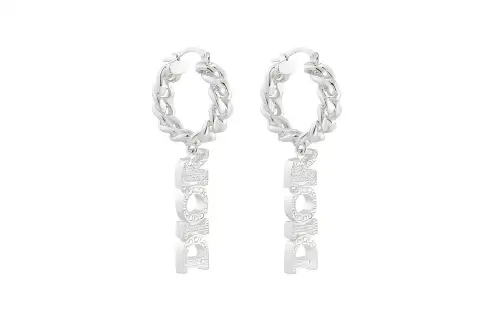 DIOR Earrings Women's Silver