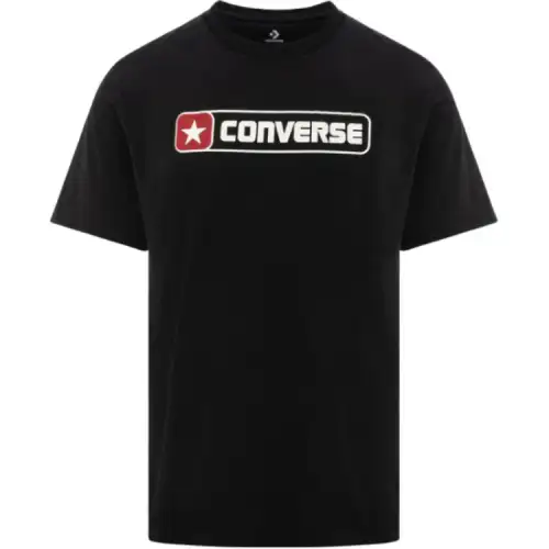 Converse T Shirts Men's Black Crew Neck