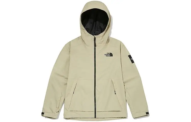 THE NORTH FACE Jackets Men's Khaki Hooded (Non-detachable) Moderate Straight Fit