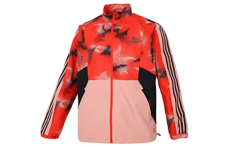 Adidas Breathable Coat Men's Orange Yellow