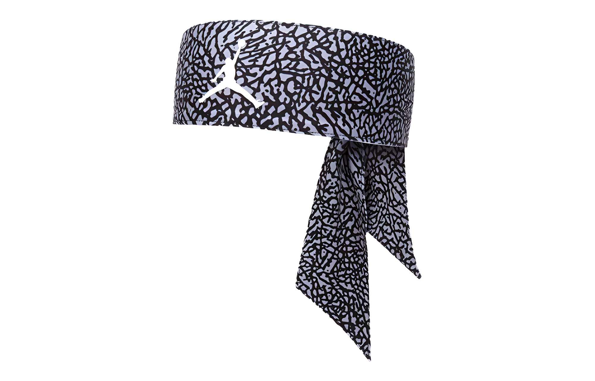 Nike Nike, black headband for men and women, print