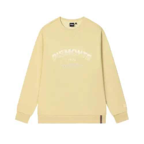 FILA ORIGINALE Sweatshirt Men's Coffee Beige Yellow
