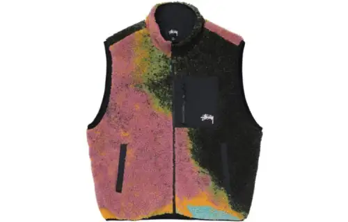 Stussy Jacquard Dye Sherpa Vest