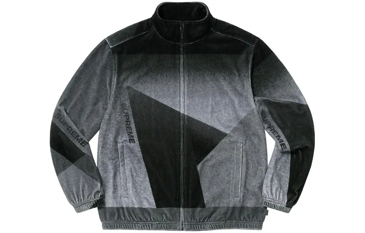 Supreme Geo Velour Track Jacket