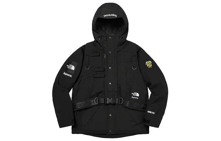 Supreme Waterproof And Wear resistant Windbreaker Jacket Unisex Black