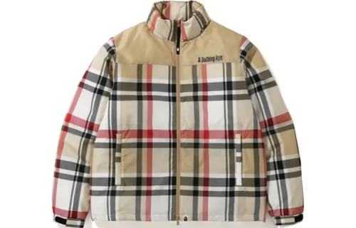 Bape Check Down Jacket