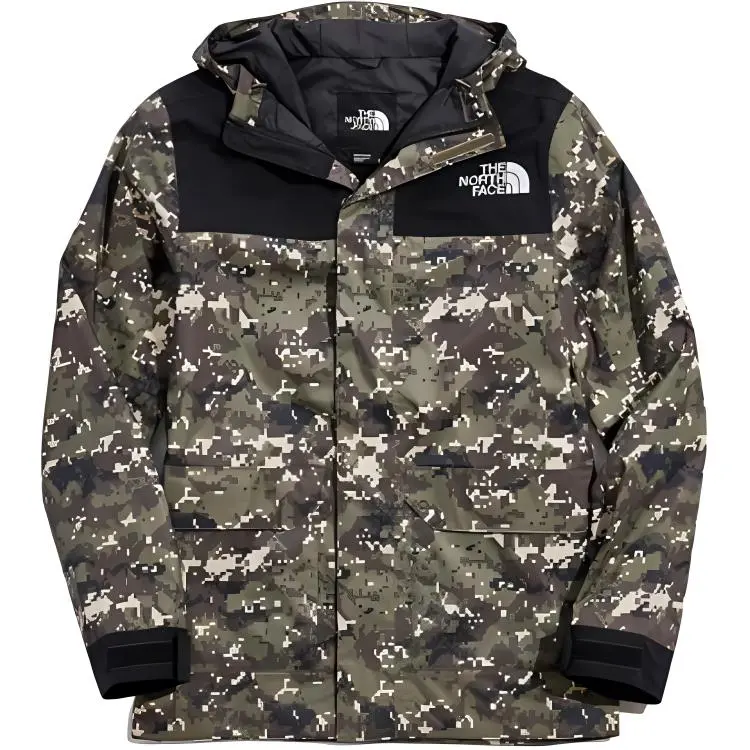 THE NORTH FACE Windbreaker Jackets Men's Multicolor Hooded Moderate Straight Fit