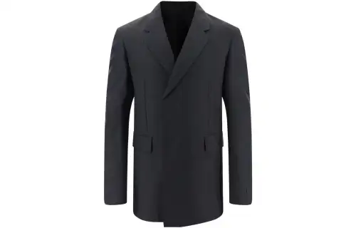 PRADA Logo patch Single breasted Blazer