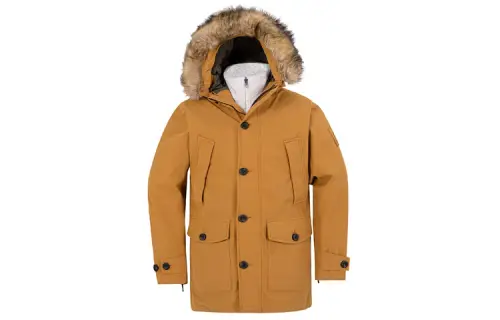 Timberland Waterproof And Windproof To Keep Warm Windbreaker Jacket Men's Wheat