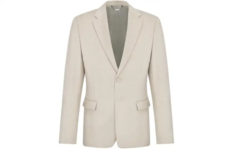 DIOR SS24 Business Suit Coat Men's Beige