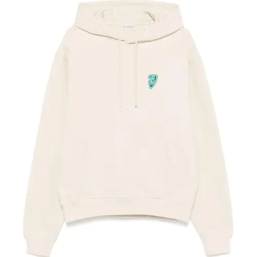Burberry Logo Printed Drawstring Hoodie