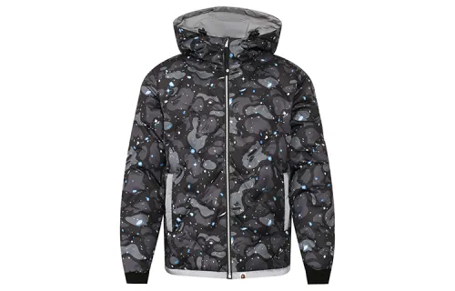 Bape Space Camo Hoodie Down Jacket