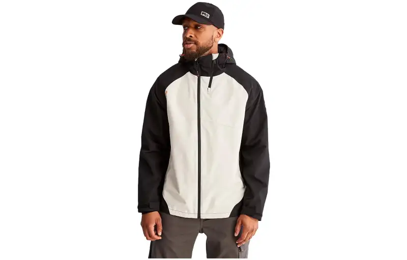 Timberland Jackets Men's White Hooded Moderate Other