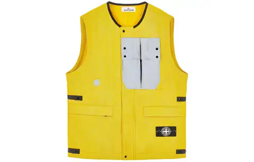 STONE ISLAND Vest Unisex Yellow