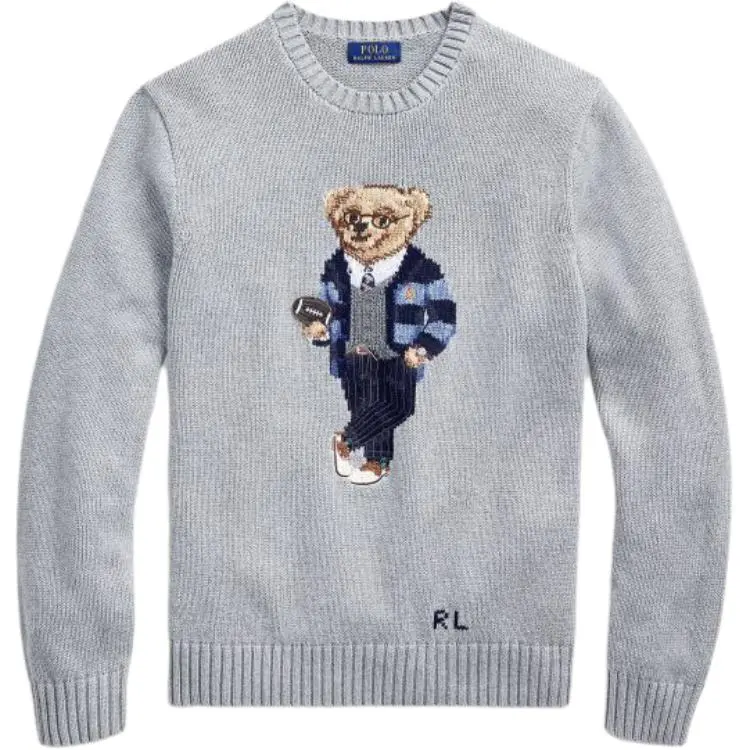 Polo Ralph Lauren Polo Bear Knitwear Standard Men's Gray