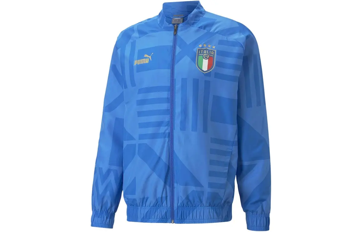 PUMA FICG Home Prematch Jackets Men's Blue Moderate