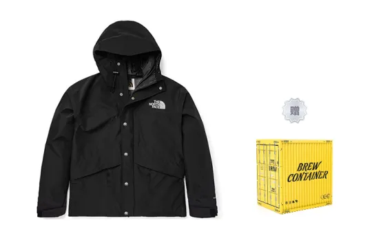 THE NORTH FACE 1986 Series FW22 Waterproof And Breathable Windbreaker Jacket Unisex Black