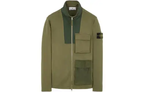 STONE ISLAND HYPE TC SS23 Jackets & Coats Men's Sage Green