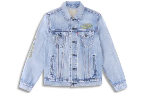 Levi's Floral Embroidered Denim Jacket