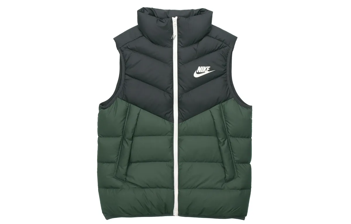 Nike Down Vests Men's Stand Collar Moderate Other
