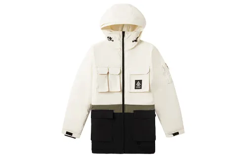 Vans Down Jackets Unisex White Hooded Moderate Other
