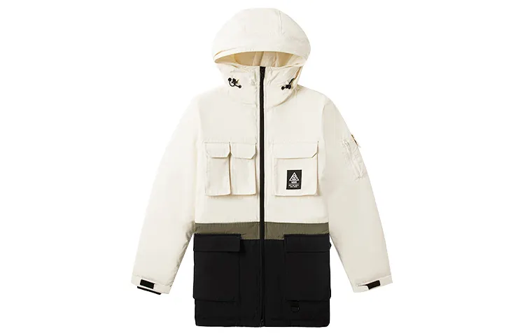 Vans Down Jackets Unisex White Hooded Moderate Other