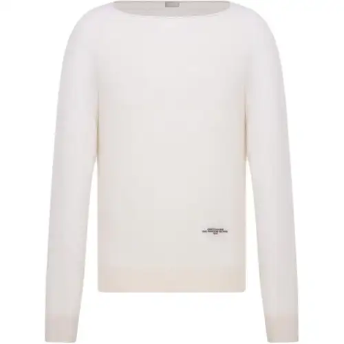 DIOR SS24 Cashmere Sweater Men's White