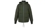 KENZO Down Jackets Men's Green Hooded Moderate