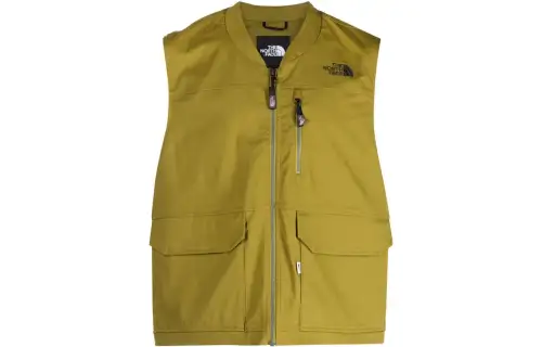 THE NORTH FACE Vests Men's Yellow V Neck Moderate Other