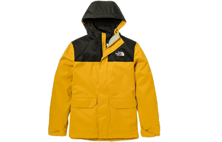 THE NORTH FACE Urban Exploration Waterproof And Windproof Windbreaker Jacket Men's Yellow