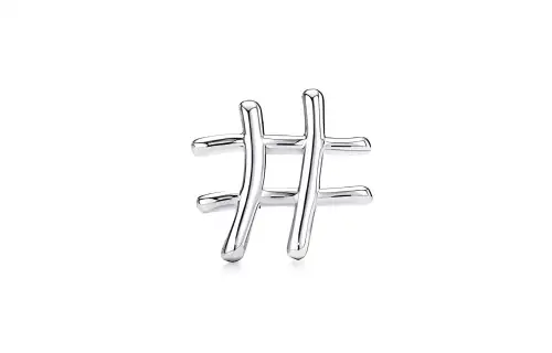 TIFFANY & CO. Sterling Silver Stud Earrings Women's Silver