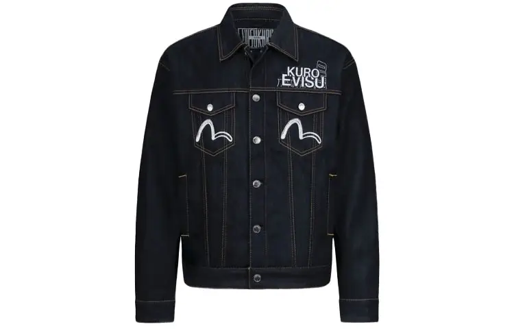 EVISU FW21 Denim Jacket Men's Denim Blue