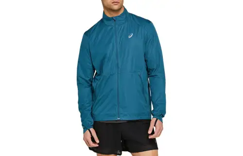 ASICS Jackets Men's Blue Moderate
