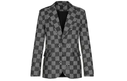 LOUIS VUITTON Business Suit Coat Men's Black