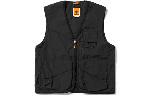 Timberland Vests Men's Black Collarless Moderate Other