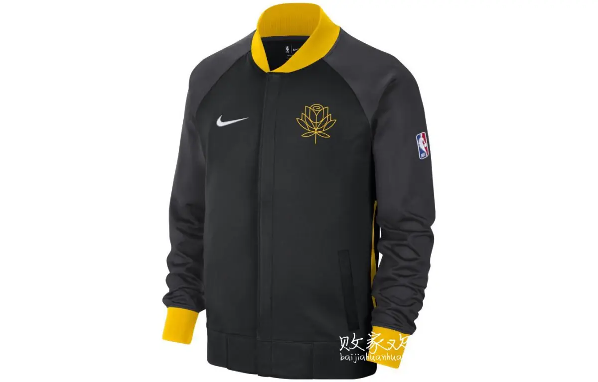 Nike Nba Golden State Warriors Showtime City Edition Dri Fit Jacket