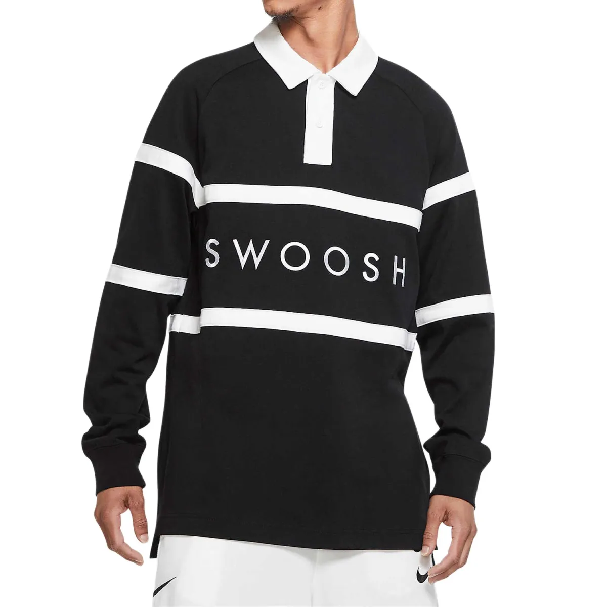 Nike Swoosh Sweatshirt Men's Black/White