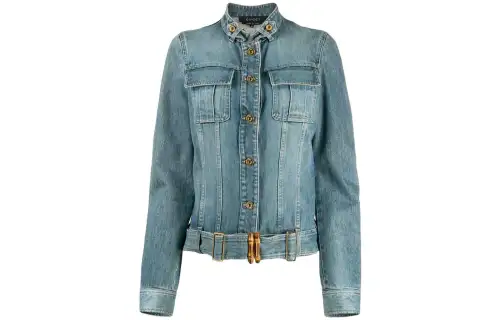 【Pre-Owned】cropped denim jacket