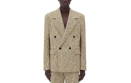 Bottega Veneta Business Suits Men's Multicolor Suit Collar Moderate Business Suit