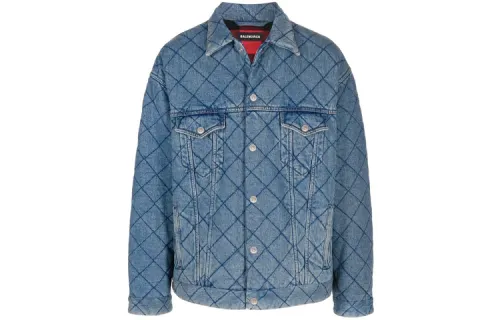 Balenciaga Denim Jacket Men's Blue